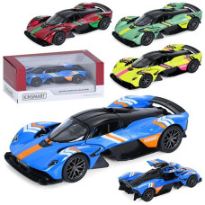 Машинка в кор. метал. "KINSMART Aston Martin Valkyrie" інерц. гум. колеса 4кол. KT5470WF (24)