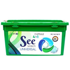 Капсули для прання "See Wash" 40шт. 4в1. (1)