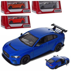 Машинка в кор. метал. "KINSMART Jaguar XE SV GT" інерц. гум. колеса. 16*7*8см. KT 5416 W (24)