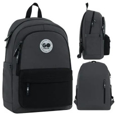 Рюкзак GoPack Education Teens 43*28*17см. чорний, сірий GO26-141L-4