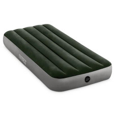 Велюр матрац зелений 76*191*25см. до 136кг. в кор. INTEX 64106 (6)
