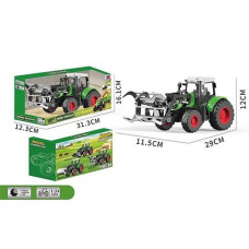 Трактор в кор. інерц. гумові колеса 31*12*16см. 99-78 B (36)