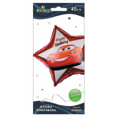 Кулька фольгована "Зірка Блискавка МакКвін" 52см. Pelican 836043 (1)