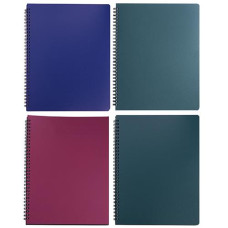 Канц. книга Buromax клітинка A4 96арк. OFFICEна пружині мікс кол. BM 24451150 (5)