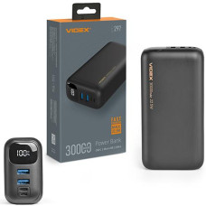 Повербанк 30000mAh "Videx" 22.5W чорний VPB-297-B/W (1)