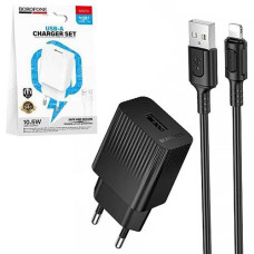 Зарядне Borofone USB кабель (USB- iP) 10.5W BAS71A (1)