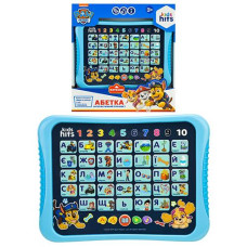 Планшет в кор. на бат. "Абетка. Paw Patrol Kids Hits" звук 25*27*4см. KH01/014L (48)