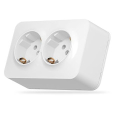 Розетка 2-а зовнішня із заземленням "Videx Binera" IP20 VF-BNS22G (20)
