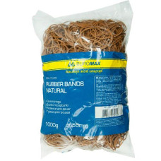 Резинка на гроші BUROMAX 1000гр. NATURAL 5509 (1/40)