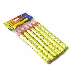 Свічка Фонтан для торта в куль. 6шт. 10см. 09401 / 1227-10G (300)  &&