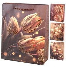 Пакет подарунковий паперовий "Tulips" 26*32*10см. R34714-M (480)