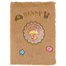Блокнот А5. 80арк. плюшевий, кліт. "Capybara" Kids Line ZIBI   ZB. 700035 (1)