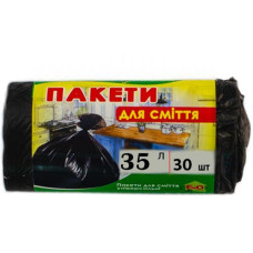 Пакет для сміття  35л/30шт. "EkOplus" 20018 АППТ (100)