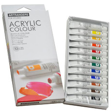 Фарби акрилові Basics Plastic-tub 12кол. по 12мл. EA1212C-3EA J.Otten (6)