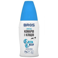 Спрей репелентний від комарів та кліщів "Bros" 50мл. 61248 (1/12)