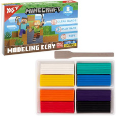 Пластилін Yes 8кол 160гр "Minecraft" 540656 (30)