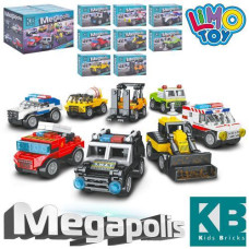 Констpуктор в кор. 16шт. "Міський транспорт" від 45дет. 30*20*17см. KB 4005 (240)