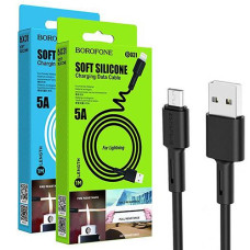 Кабель зарядний Borofone (USB-Micro) 2.4A 1.0м. мікс. кол. BX31MB (1)