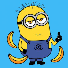 Картина по номерах 25*25см. "Minion" 954594 SANTI (1)