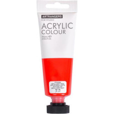Фарба акрилова 75мл. "Art ranger" Acrylic "Brilliant red" бриліантовий червоний 904 (12)