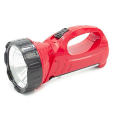Ліхтарик в кор. акум. від мережі 220V (1W+10SMD) 17см.  JK-626 (1/40)