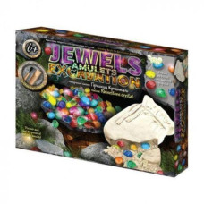 Набір для проведення розкопок "JEWELS AMULETS EXCAVATION" КАМІННЯ JAEX-01-01 Danko toys (6)