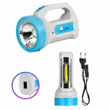 Ліхтарик в кор. акум. LED+COB ЗУ шнур 220V 16см. SG-1984 (40)