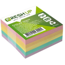 Папір д/нотат Fresh Up 8.5*8.5cм 400 арк не клеєний кольор.мікс FR-3211 (1/30)