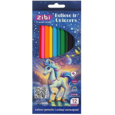 Олівці кол 12кол. ZIBI Smart Line "UNICORN" тригранний ZB 2454 (1)
