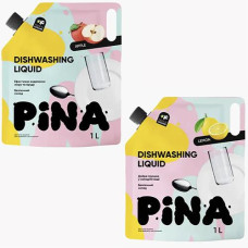 Засіб для миття посуду ТМ "PINA" 1.0л. в асорт. (DOYPACK) 0203 (1)