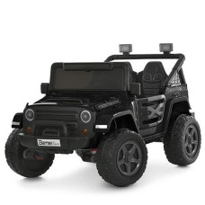 Електромобіль-Джип р/к. 2.4G. 4двиг.45W. акум.24V7AH. шкіра. чорний M 6287EBLR-2(24V) (1)