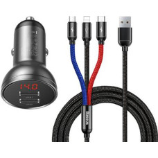 Зарядне автомобільне Baseus Particular Digital Display 3в1 TZCCBX-0G (8)