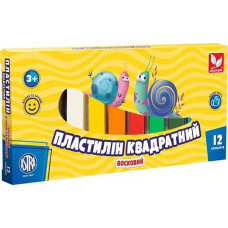Пластилін Школярик 12 кол квадратний восковий (ASTRA Польша) 83813908 (26)