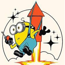 Картина по номерах 25*25см. "Minions: Шлях нагору" KHO1396 Ideyka (1)