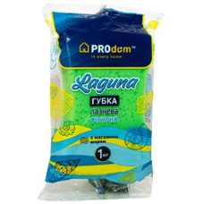 Мочалка банна пористая фігурная с мас.шаром "Laguna" ТМ.Продом 10004 АППТ (120)