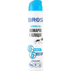 Аерозоль репелентний від комарів та кліщів "Bros" 90мл. 61231 (1/12)