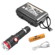 Ліхтарик в кор. акум. "Police" microUSB. 1шт. 18650 zoom ЗУ 736-T6 (1)