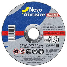 Круг відрізний по металу "NovoAbrasive" 125*1.2мм. NAB 12512 (25)