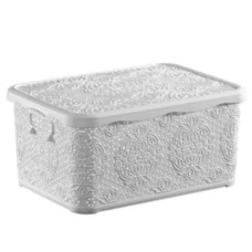 Корзина з кришкою "Lace" 5.0л. мікс кол. 2130 12 TURP (24)