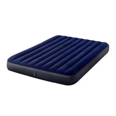 Велюр матрац синій 152*203*25см. до 272кг. в кор. INTEX 64759 (3)
