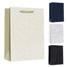Пакет подарунковий паперовий "Stripes" 44*31*12см. мікс. кол. R96664-L (480)
