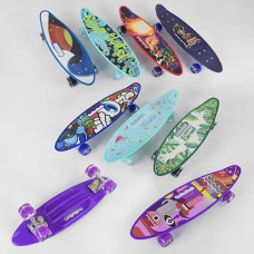 Скейт пенні 55см. "Best Board" колеса PU 6см. 6вид. C 40310 (8)