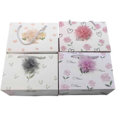 Пакет подарунковий паперовий "Flowers" 15*20*9см. R40878-S (864)