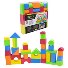 Конструктор в куль. "IBLOCK" 38дет. EVA 25*22*4см. PL89905 (48)