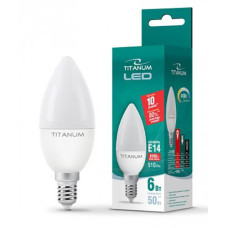 Лампочка LED 6 Вт E14 4100K 220В Titanum TLC3706144 (1)