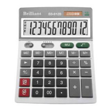 Калькулятор Brilliant 12-ти розрядний 18*14см. BS-812