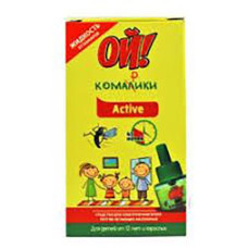 Рідина від комарів та мух "ОЙ! КОМАРИКИ Active" 30мл. 40309 (24)