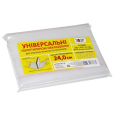Обкладинка д/книг Tascom П/Е регул. h-240(клейова) роб зош та посібників 150мкм 2621-TM (50/1000)
