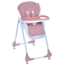 Стілець для годування "Pink" 4 колеса. 5-ти точковий. ремені безпеки. шкіра. рожевий M3233L Pink (1)