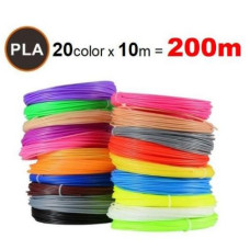 Запаска до 3D Ручки тип філамента PLA 20шт. по 10м. (тільки упаковкою) 05882 OSM (600)